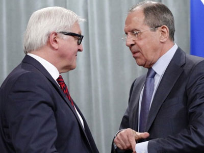 Сергей Лавров и Франк-Вальтер Штайнмайер