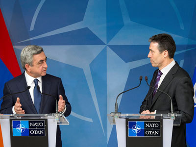 Серж Саргсян и Андерс Фог Расмуссен