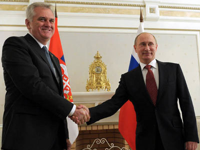 Томислав Николич и Владимир Путин