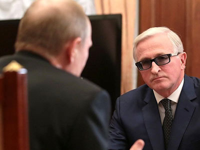 Владимир Путин и Александр Шохин