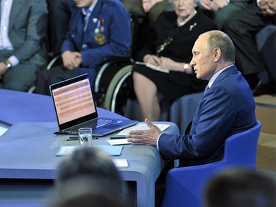 Прямая линия с Владимиром Путиным