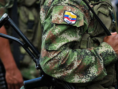 Колумбия, солдаты