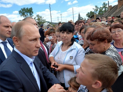 Путин, общение с людьми