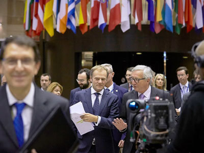 Дональд Туск и Жан-Клод Юнкер 