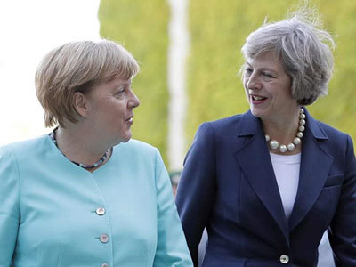 Тереза Мэй и Ангела Меркель