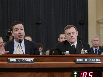 Джеймс Коми и Майкл Роджерс