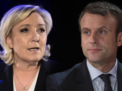 Марин Ле Пен, Макрон