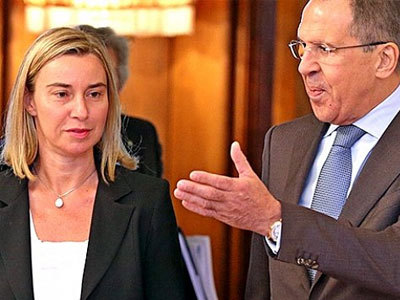 Могерини, Лавров