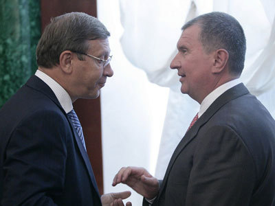 Игорь Сечин и Владимир Евтушенков