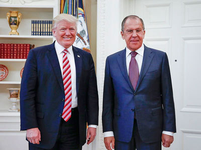 Лавров, Трамп