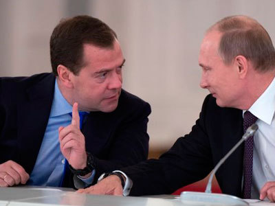 Владимир Путин, Дмитрий Медведев