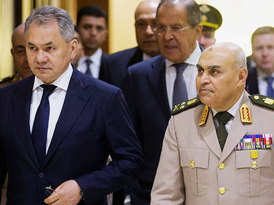 Шойгу, Лавров, Египет