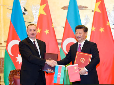 Ильхам Алиев, Си Цзиньпин