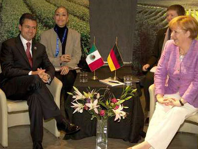 Ангела Меркель и Энрике Пенья Ньето