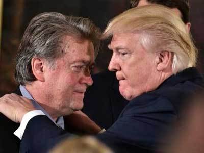 Дональд Трамп и Стивен Бэннон