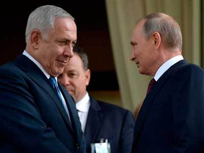 Владимир Путин и Бенджамин Нетаньяху