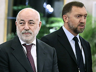 Олег Дерипаска и Виктор Вексельберг