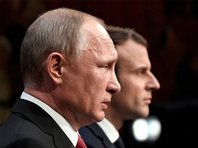 Путин, Макрон