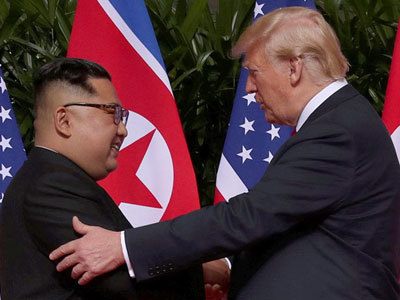 Трамп, Ким Чен Ын