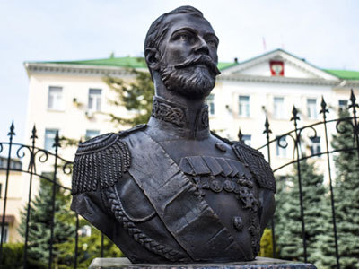 Бюст Николая II