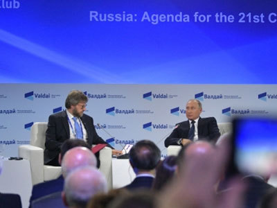 Владимир Путин, Валдай