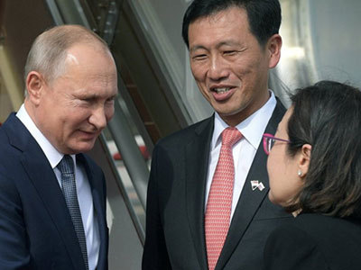 Владимир Путин в Сингапуре