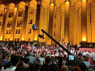 Протесты в Грузии