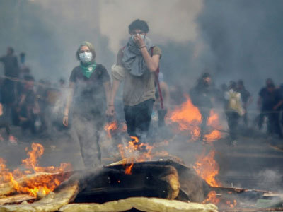 Чили, протесты