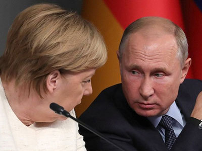 Путин, Меркель